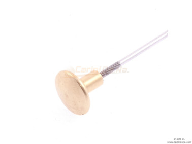 POMELLI CAMBIATONO OTTONE CON FORO FILETTATO - GREZZI