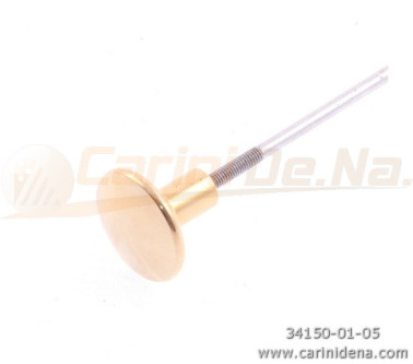 POMELLI CAMBIATONO OTTONE CON FORO FILETTATO - DORATI