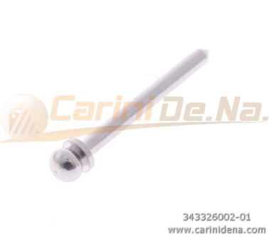 spilli ott nikelati  testa tonda fresata mm 2 x 26 lunghi