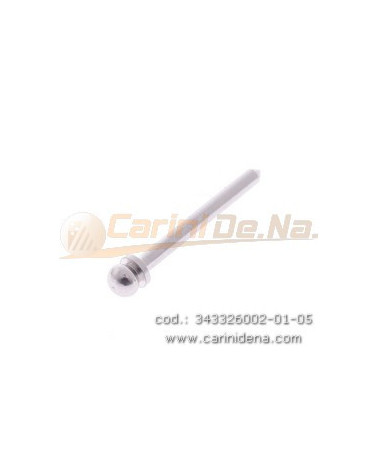 spilli ott nikelati  testa tonda fresata mm 2 x 26 lunghi