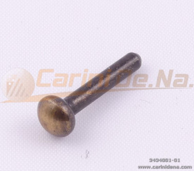 spilli ott invecchiato ottone  testa tonda mm 19
