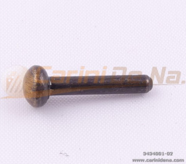 spilli ott invecchiato ottone  testa tonda mm 19
