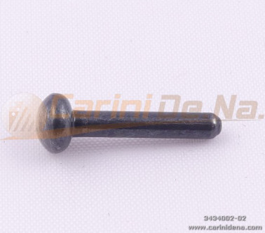 SPILLI OTT. INVECCHIATO ARGENTO - TESTA TONDA MM 19