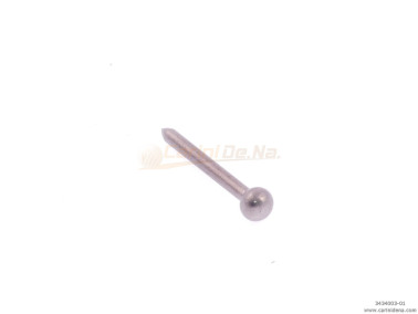 spilli ott argento antico chiaro rt  testa tonda mm 25 x 19