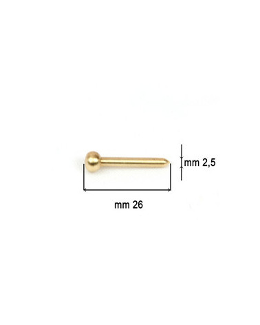 SPILLI OTT. GREZZI - TESTA TONDA MM 2.5 x 26