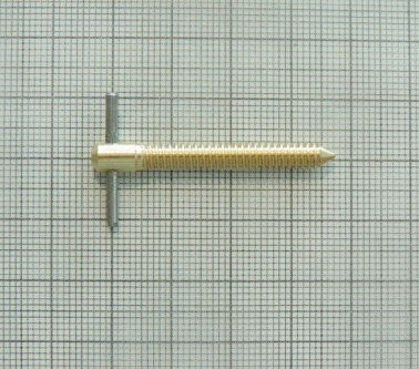 T-SCREW FOR BASS STRAP, BRASS FINISHING
