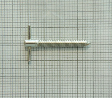 T-SCREW FOR BASS STRAP, NICKEL FINISHING