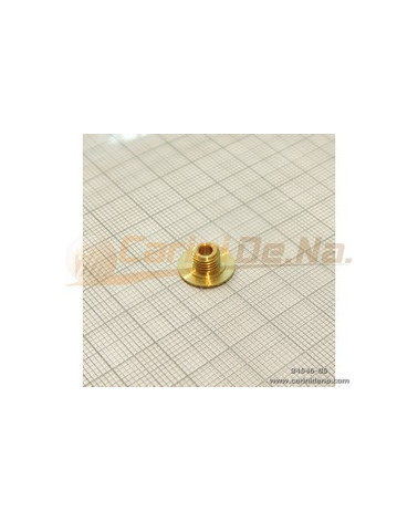 BOCCOLE OTT FILETTATE PER TASTI CROM PUNZ mm 4.8 ( ABBINATO A 34547 ) FORO mm 2.95+0.03-0.02