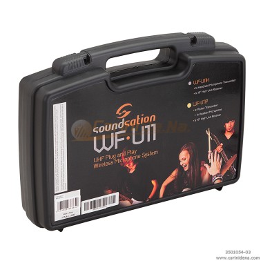 RADIOMICROFONO SOUNDSATION UHF WF-U11PD BODYPACK + HEADSET 865.00