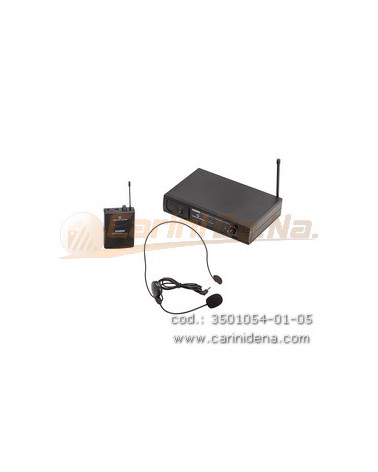 radiomicrofono soundsation uhf wfu11pd bodypack  headset 86500