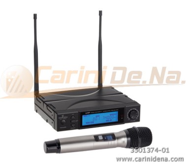 RADIOMICROFONO SOUNDSATION TRUE DIVERSITY UHF WF-U1300H 300 CANALI TX A MANO 823-832Mhz