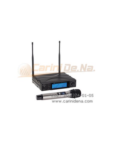RADIOMICROFONO SOUNDSATION TRUE DIVERSITY UHF WF-U1300H 300 CANALI TX A MANO 823-832Mhz
