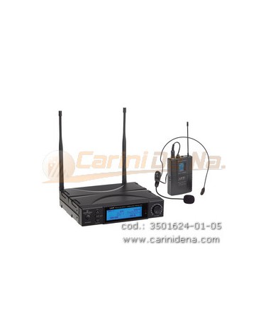 RADIOMICROFONO SOUNDSATION TRUE DIVERSITY UHF WF-U1300P 300 CANALI TX POCKET 823-832Mhz