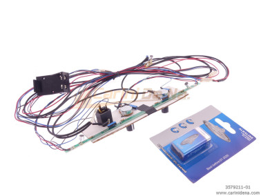 MICROFONO FISA MP-21M - CAPSULE ECO 2+1 MONO - BATT. INT.9V SENZA CAVO