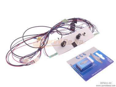 MICROFONO FISA MP-21M - CAPSULE ECO 2+1 MONO - BATT. INT.9V SENZA CAVO