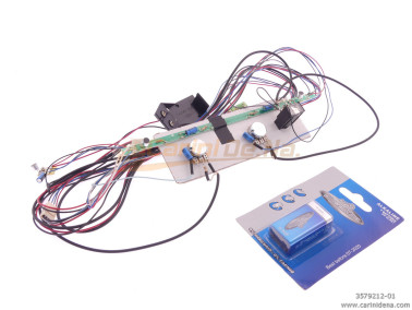 MICROFONO FISA MP-21S - CAPSULE ECO 2+1 STEREO - BATT. INT.9V SENZA CAVO