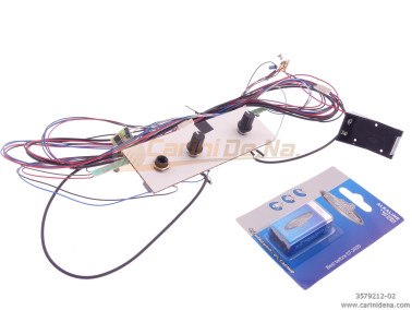 MICROFONO FISA MP-21S - CAPSULE ECO 2+1 STEREO - BATT. INT.9V SENZA CAVO