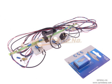 MICROFONO FISA MP-31M - CAPSULE ECO 3+1 MONO - BATT. INT.9V SENZA CAVO