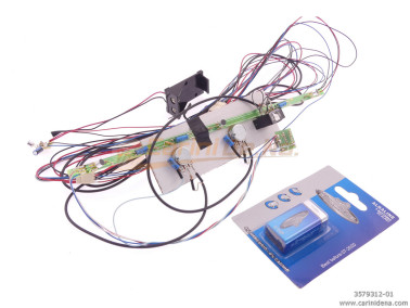 MICROFONO FISA MP-31S - CAPSULE ECO 3+1 STEREO - BATT. INT.9V SENZA CAVO