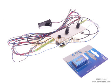 microfono fisa mp31s  capsule eco 31 stereo  batt int9v senza cavo