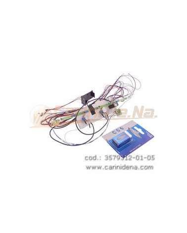 MICROFONO FISA MP-31S - CAPSULE ECO 3+1 STEREO - BATT. INT.9V SENZA CAVO