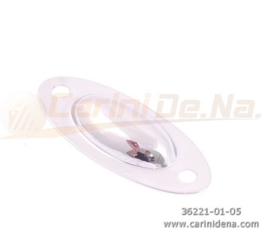 coprispilla a2 acciaio ovali  invecchiato argento