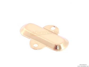 coprispilla a2 acciaio fori laterali  dorati