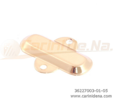 coprispilla a2 acciaio fori laterali  dorati