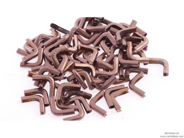 pizzi rame brunito 35to  35a  mm 21 x 21  r 14