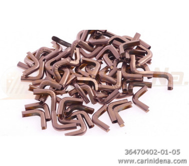 pizzi rame brunito 40ap  mm 25 x 25  r 15