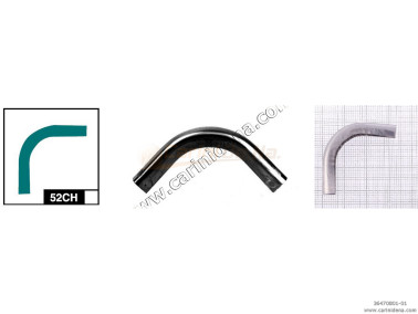 PIZZI CANNA FUCILE 52CH - mm 33 X 33 - R 19