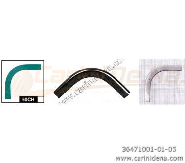 PIZZI CANNA FUCILE 60CH - mm 37 X 37 - R 24