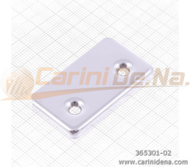 placchette svizzere ferro 438 x 252  cromate