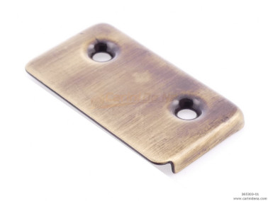 placchette svizzere ferro 438 x 252  invecchiato ottone