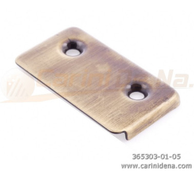 PLACCHETTE SVIZZERE FERRO 43.8 X 25.2 - INVECCHIATO OTTONE