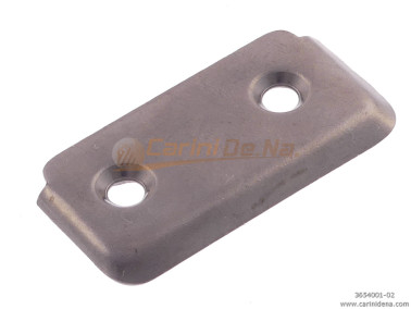 PLACCHETTE SVIZZERE FERRO STD mm 41.3 X 20.5 - CANNA FUCILE