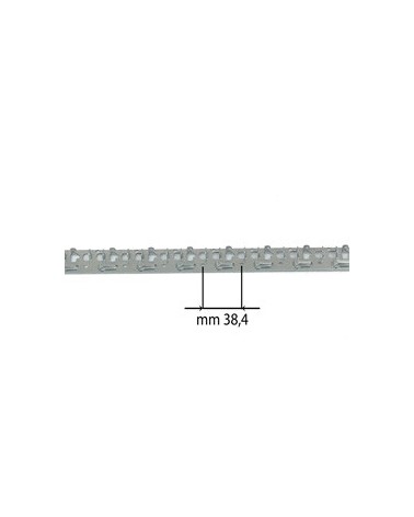 STRISCETTE PORTARIPETINI  12 FORI P 38.4 mm