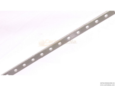 BLOCCASONIERE - STRISCETTE ALL. FORATE SPES mm 1.5 X 500 X 6 - FORO 2.5 PASSO  8