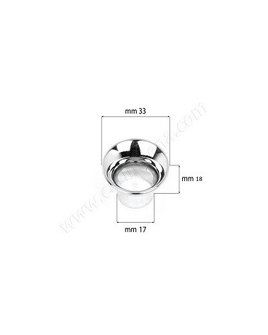 TROMBETTE OTTONE CROMATE N 33/17 X 18