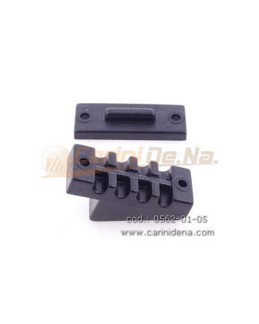 SUPPORTI CATORCETTI PLASTICA 4 FORI CON DENTE + COP