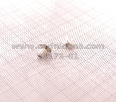 STRAPPINO SLOVENO CUOIO/FELTRO - VITE CON DADO OTTONE NIK.