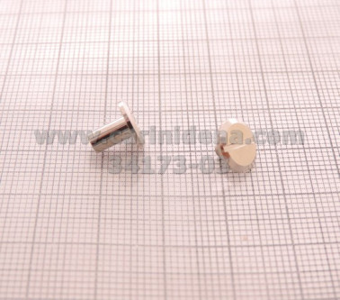 STRAPPINO SLOVENO CUOIO/FELTRO - VITE CON DADO OTTONE NIK.