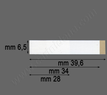 PELLI SINTETICHE  ML1A N 2A 39.6 X 6.5