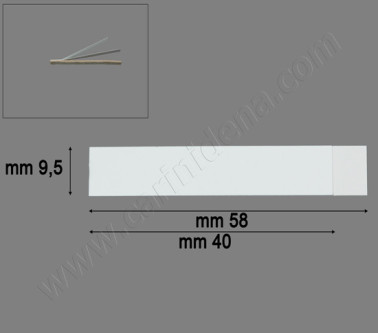 PELLI SINTETICHE  H8 2+1 58 X 9.5 STD