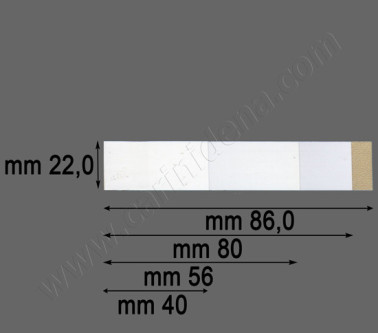 PELLI SINTETICHE  H2 3+1 86.0 X 22.0