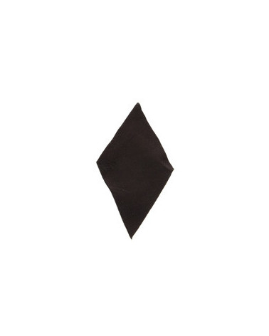 LEATHER RHOMBUS mm 70 X 120 BLACK