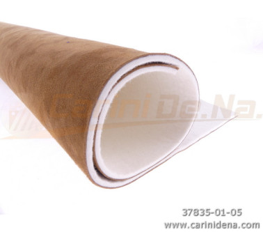 PELLE E FELTRO IN LASTRA RETTIFICATA (nr 1m2 0,10) SP. mm 3,5 (+-0,1) MARRONE/BIANCO