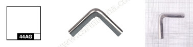 BELLOWS METAL CORNER GR 44AG - 35B - mm 25 X 25 - R  7