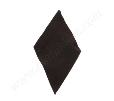 LEATHER RHOMBUS mm 57 X 130 BLACK