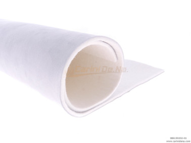 PELLE E FELTRO IN LASTRA (nr 1m2 0,10) SP. mm 1,5 (+-0,3) BIANCA/BIANCO